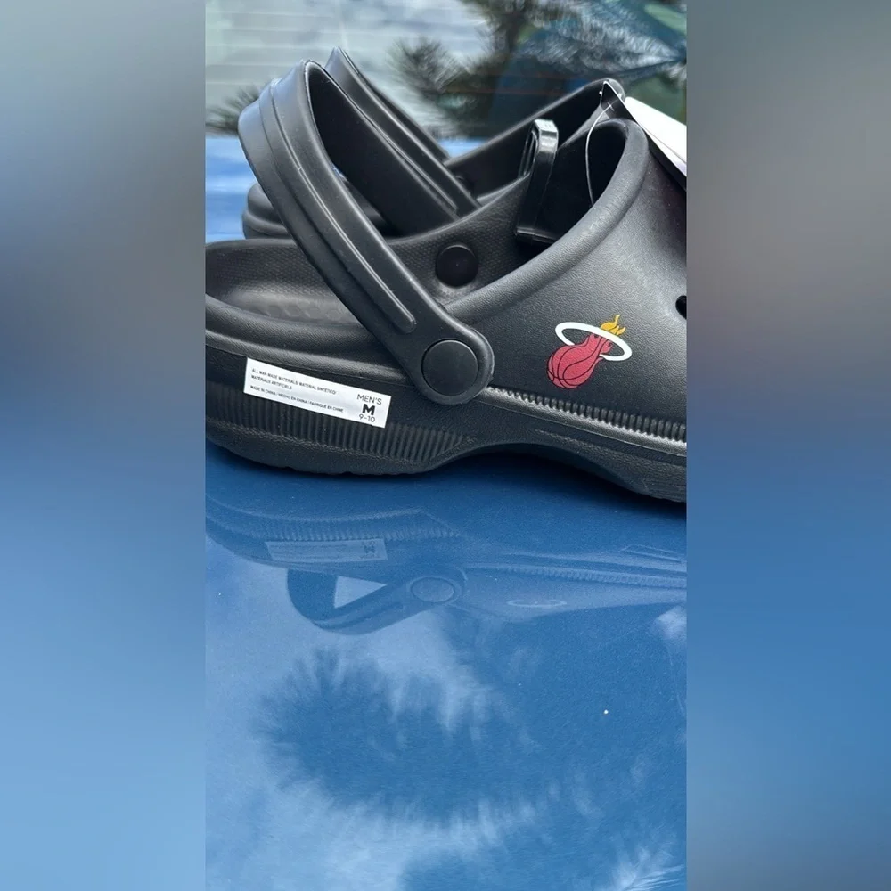 NEW! Miami Heat Men's Clogs Slides